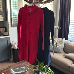 Set of 2 LS polo uniform dresses